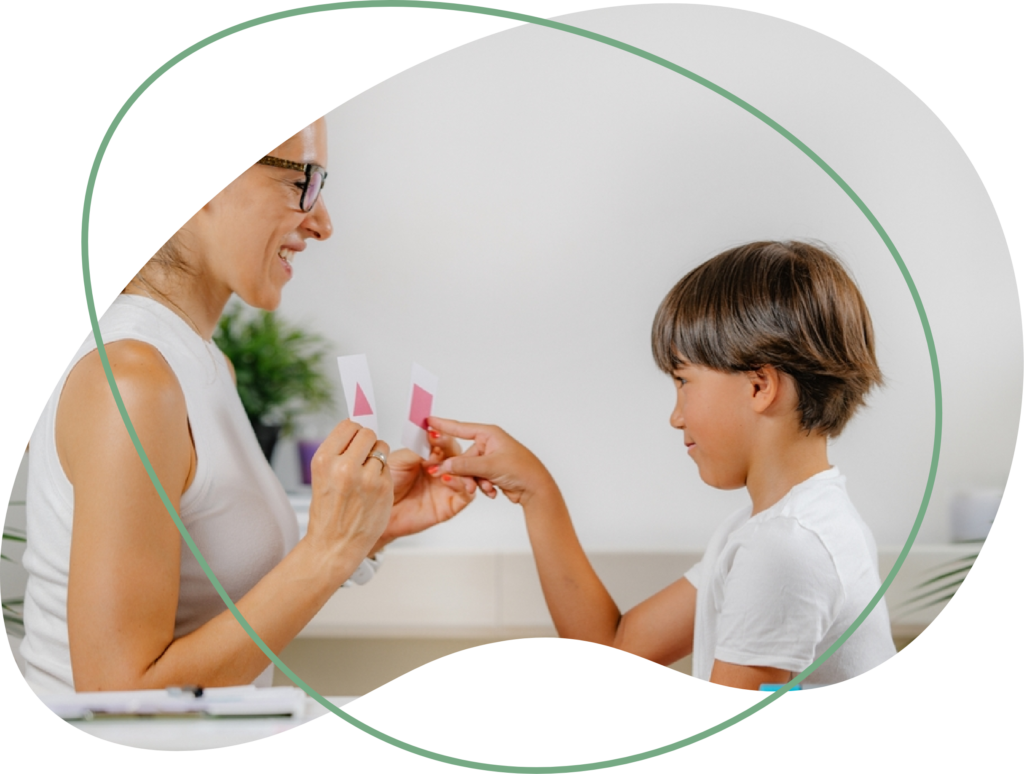 boy having cognitive assessment with Tedoo practitioner